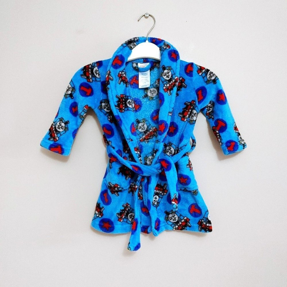 Thomas The Train & Friends Toddler Boys Size 2T Bath Robe Bathrobe PJ